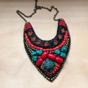 Zara boho statement necklace